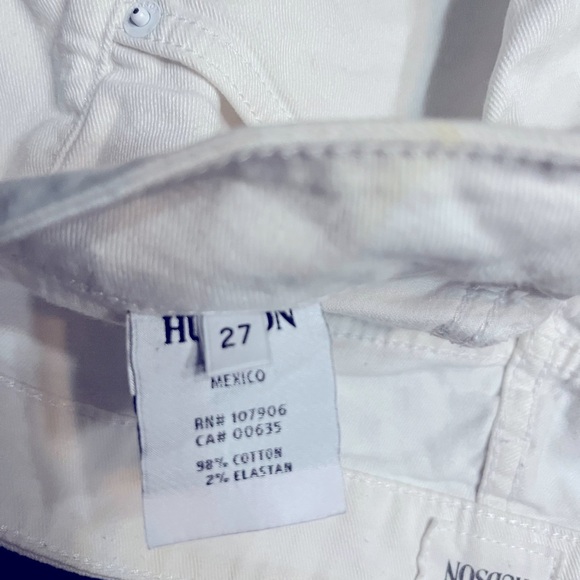 Hudson Jeans white Jean Shorts - Picture 4 of 5